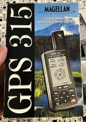 MAGELLAN GPS 315 Portable GPS Navigator Boating Fishing Hunting NOT WORKING