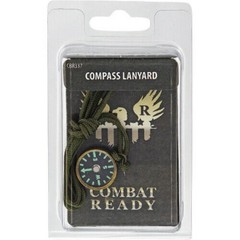 Combat Ready Compass with Neck Lanyard and Fluorescent Markings