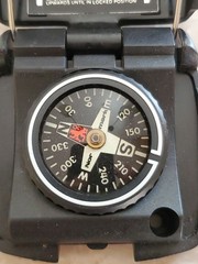 Normark PL 180 Black Pocket Compass Floatable Shock Proof Hiking Jewel Bearing