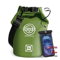 5/10/25/30/40/5Waterproof Dry Bag- Roll-Top Backpack w/Phone Case- 5L 5l Green