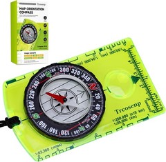 Magnetic Hiking Compass Small Survival Orienteering