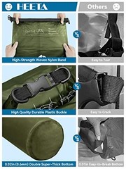 Green Waterproof Dry Bag – 5L/10L/20L//40L Roll Top – 30L Pitch – Green