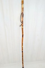 Walking Stick, Mountain Man Carving, Hardwood Hiking Staff, Strong, Made in USA