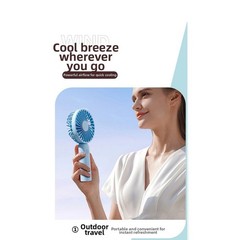 Handheld USB Desk Fan for For MINI Rechargeable 3 Speed Portable Quiet Cooling