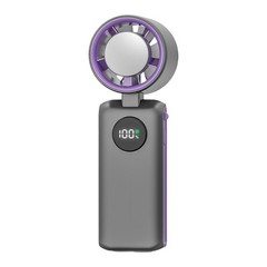 6000Mah Handheld Turbo Fan USB Rechargeable with 135 Degree Adjustable Angle