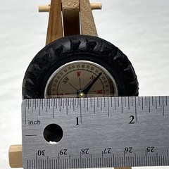 Vintage Retro 1950’S 60s Toy Tire Compass Japan 2 Inch Antique