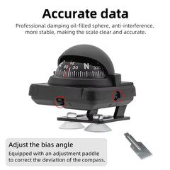 Vehicle Navigation Car Compass Outdoor Marine Boat Magnetic Compass Sea Electron