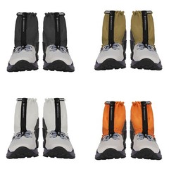 Lightweight Adjustable Low Gaiters for Outdoor Enthusiasts and Athletes