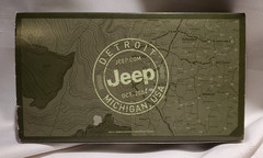 RARE Stop Watch And Compass 2004 Jeep Cherokee Military Theme Tin And Box