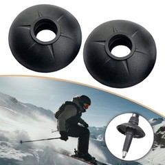 2 Pieces Walking Pole Mud Baskets Ski Pole Snow Baskets Essential Walking Rod