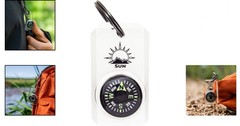 Easy-to-Read Liquid-Filled Compass | Durable Mini Compass for Outdoor Adventures