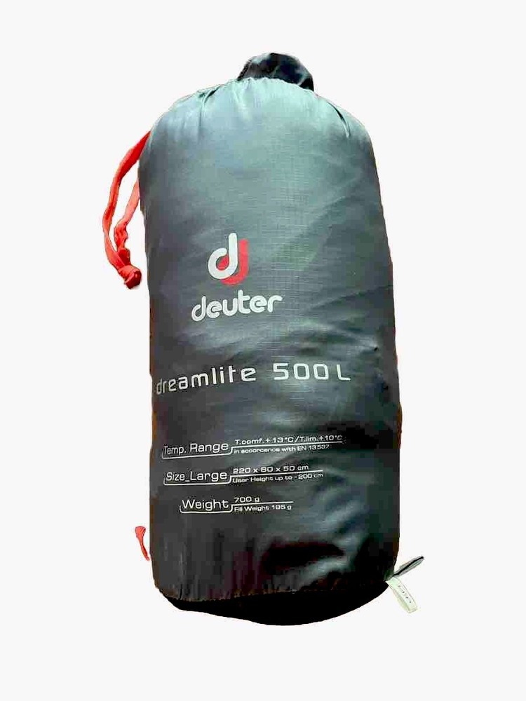 Deuter Dreamlite Large 500L 700g 220cms X 80 X 50 Temp Limit +10 Celsius