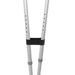 Trekking Cane Wrist Strap Black Plastic with Holder Clip for Walking Sticks