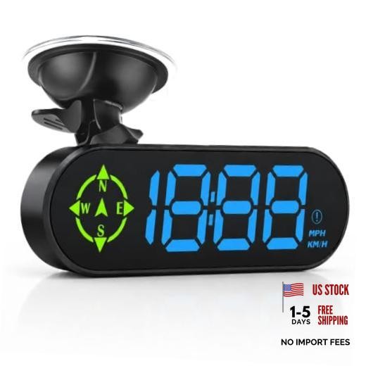GPS Speedometer for Car with Large MPH Display Car Compass Dashboard Digital