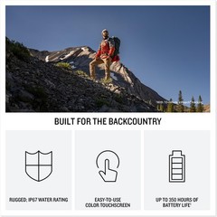 Garmin inReach® Mini 3, Rugged Compact Global Satellite Communicator with Color