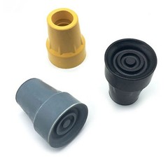 Rubber Trekking Pole Tips 5pcs 19mm Fit for Canes Crutches All Terrain