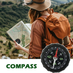 1x Compass Portable Pocket Outdoor Camping Hiking Guider Survival Navigation