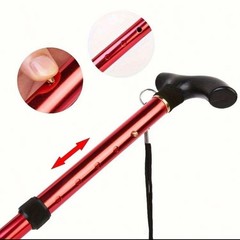 Cane Walking Stick Adjustable Collapsible Travel Hiking Folding Walking Aluminum