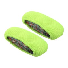2Pcs Universal Crutch Underarm Pad Covers Durable Cotton Light Green Cushions