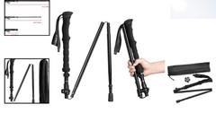 Lightweight Collapsible Trekking Pole with Carrying Case – Adjustable to 51”
