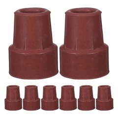 8 Pcs Rubberhiking Canes Tip Rubberwalking Stick Sticks Ends Tips