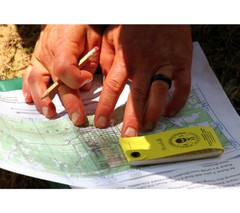 Pocket Navigation Cards and Waterproof Notepad Esee Land Nav Map Overlay