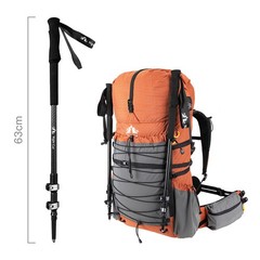 Trekking Poles with Replaceable Tips: All-Terrain Traction on Mud, Snow, Rocks
