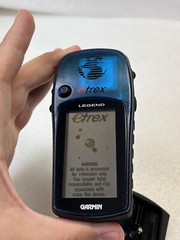 Garmin eTrex Legend Blue w/Case – **MINT CONDITION**