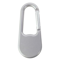 Carabiner Compass Blister Carded – 110mm Zinc – Clips To Keys Pants Bags & More