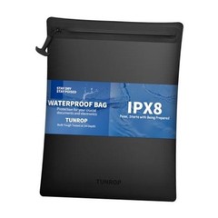 IPX8 Waterproof Document Bag: Submersible 1M / 30 Min for Business Travelers &