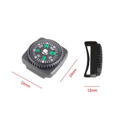 4pcs Mini Compass North Navigation Button for Paracord Bracelet Bag Strap Watch