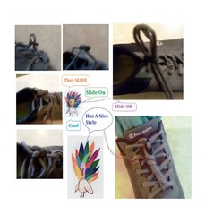 SLIDE TIE Boys shoe string tying device Slide Tie 2 pair for 9.95