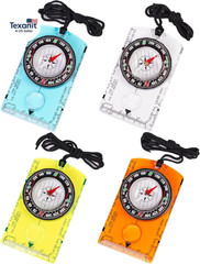 4 Pcs Outdoor Compass with Adjustable Declination,Magnifier,Ruler,Scale. Multifu