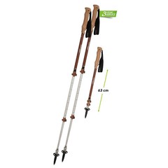 KOMPERDELL Shockmaster Cork PL Compact Hiking Sticks Walking Sticks Tower