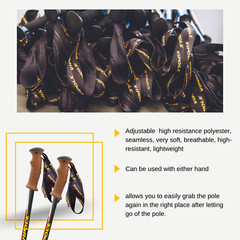 Vipole Trekker Cork Hiking Poles with Twistlock Technology and Adjustable Shafts