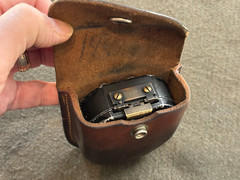 Vintage Sokkisha Tokyo Transit Compass in Leather Case