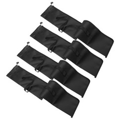 4Pcs Walking Stick Storage Bag Black Oxford Cloth Multipurpose Outdoor Use