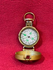 Lensatic Engineer Metal Flip Liquid Compass Japan
