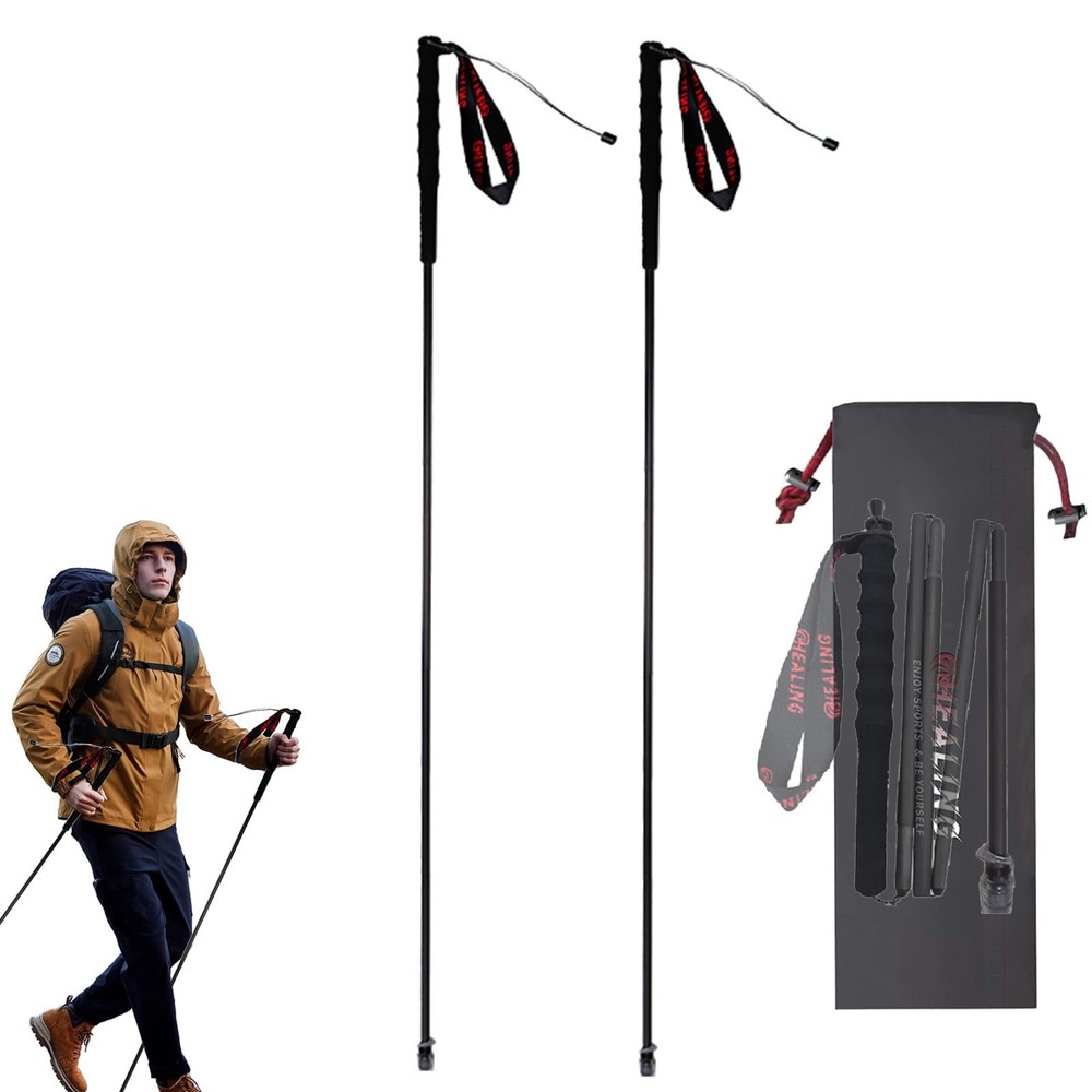 Carbon Fiber Trekking Pole, Folding Walking Stick – Ultralight Walking Stick …