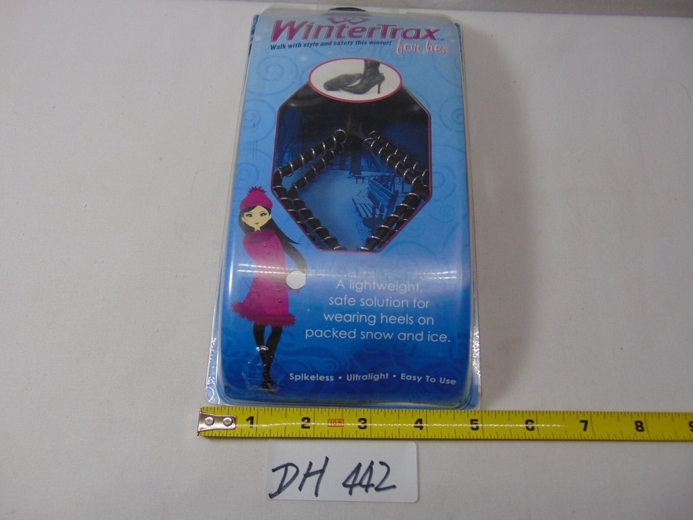 Wintertrax Snow Ice Walking Hike Pro Shoe Chain Safety Anti-slip Grips For Her