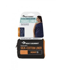 SEA TO SUMMIT SILK / COTTON TRAVEL LINER SLEEPING BAG LINER LIGHT WEIGHT COMPACT