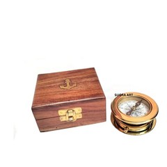 SUGRA ART Personalized Compass with Magnifier, Multifunctional Custom Compass