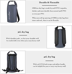 Waterproof Dry Bag Backpack Phone Pouch5L Floating Dry Sack