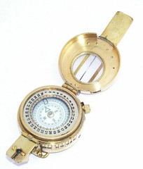 MILITARY COMPASS ENGINEERING COMPASS PRISMATIC COMPASS BRASS VINTAGE COMPASS