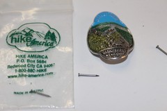 NOS Hike America Walking Stick Badge Medallion Great Smoky Mtn’s Charlies Bunion