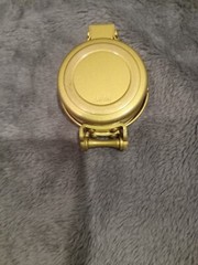 Vintage Liquid Filled LENSATIC Precision Pathfinder Engineer COMPASS Metal Case