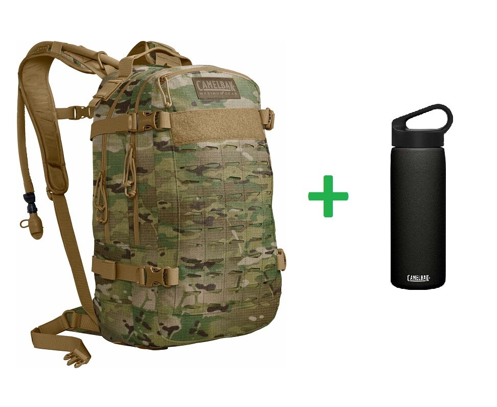 CAMELBAK HAWG 3L CRUX TACTICAL HYDRATION PACK LASER CUT MOLLE CORDURA MILSPEC