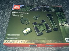 NEW Ozark Trail 5 Piece Outdoor Adventure Set Binoculars Compass Flashlight Etc.