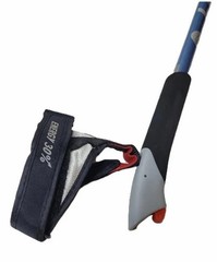 LEKI Nordic Walking Instructor Fully Adjustable Walking Pole 135cm Light Blue