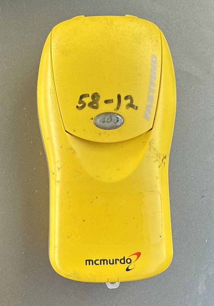 Mcmurdo Fastfind Plus PLB GPS 406 GPS Personal Location Beacon Fishing Hiking